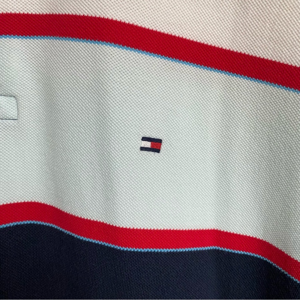 Tommy Hilfiger Striped Cotton Polo - Picture 3 of 12